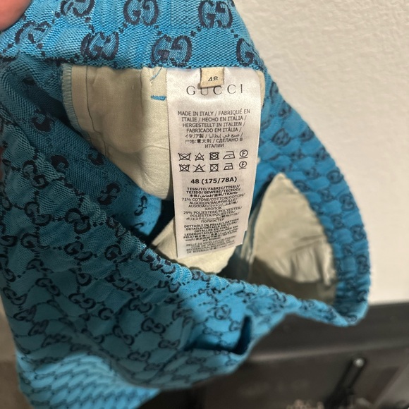 Authentic Gucci Blue Men's Shorts - Picture 7 of 11